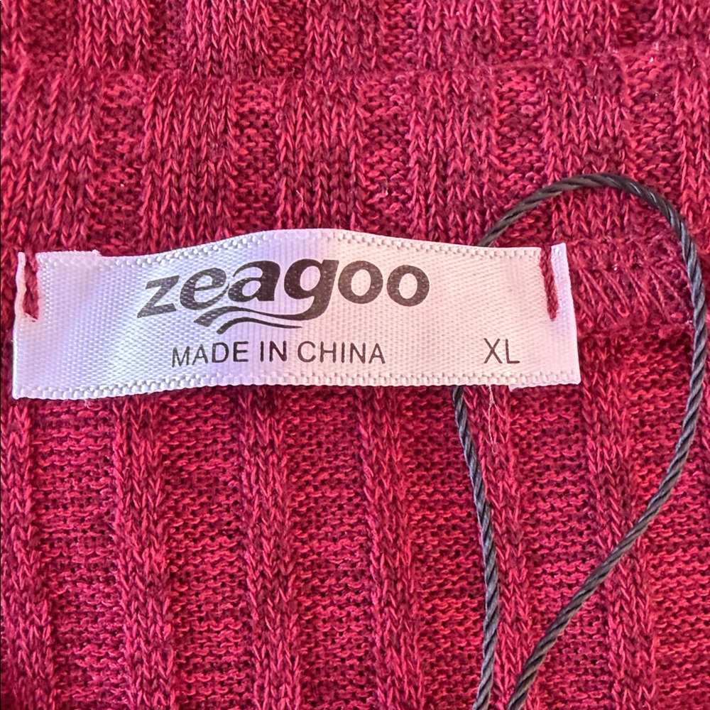 Zeagoo Women's Burgundy Maxi Dress. CAJA. # 1. C - Picture 6 of 10